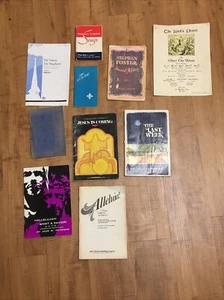 Lot 10 Organ Piano Music Books Hymnals. The Last Week, Alleluia, Lord’s Prayer - Picture 1 of 6