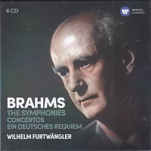 Wilhelm Furtwängler - Brahms: Symphonies, Concertos, Dt. Requiem SEALED, 6-CDs - Bild 1 von 2