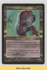 2001 Magic: The Gathering - Planeshift Horned Kavu #110 READ i9x