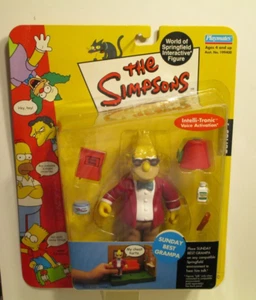 ACTION FIGURE WOS WORLD OF SIMPSONS DOMENICA MIGLIORE GRAMPA - Foto 1 di 1