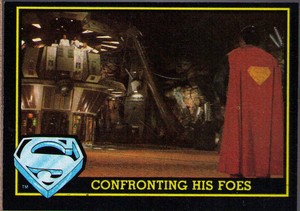 1983 Topps Superman III #74 Confronting His Foes
