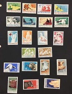 Romania 1962 VF-XF MNH Sc#1502-1509, Sc#1511-1516, Sc#1527-1533, (W47) - Picture 1 of 2