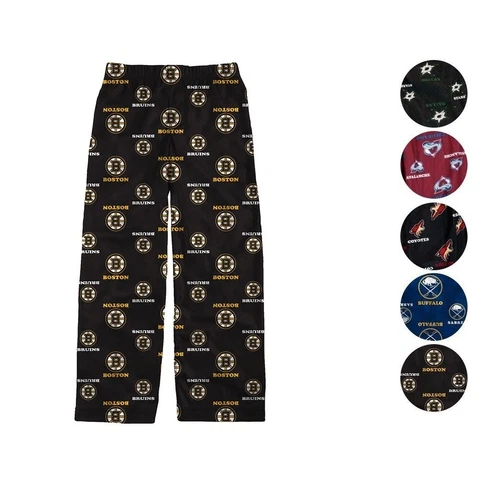 NHL "All Over Print" Team Color Lounge Pajama Pants Boys Youth (4-18) Cover