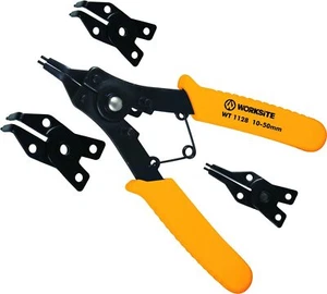WORKSITE WT1128 Pro. 4-in-1 Sprengringzange 10-50 mm Kombination Clip Halterung - Bild 1 von 1
