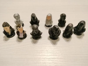 THE LORD OF THE RINGS BUST FIGURE SET COMPLETO TOMY - COLLECTION N.2 10 BUSTI - Foto 1 di 7