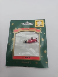 Chrismas Mini Tree Ornaments 7/8" Boy Drumer - Picture 1 of 2