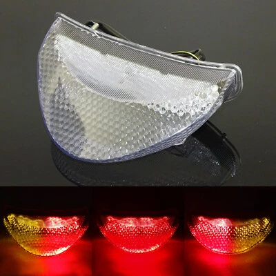 Clear LED Integrated Tail Turn Signals Light for HONDA CB 600 F Hornet 2007-2010 - Image 1 of 4