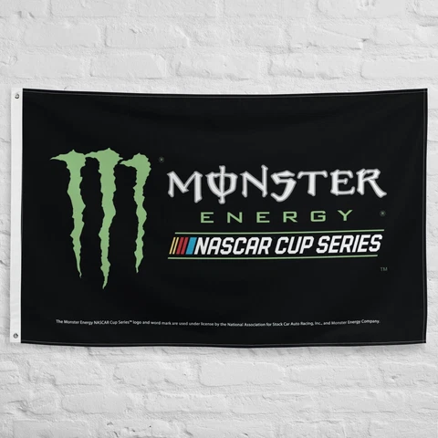 Premium Flag Monster Energy NASCAR Cup Series 3x5 ft Racing Banner Garage Sign Cover