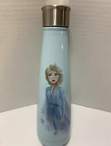 Disney Frozen ELSA Sip by Swell water bottle 15 Oz Blue insulated Rare - Picture 1 of 7