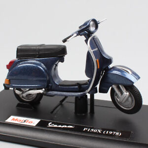 1/18 ratio Vespa PX P 150 X 1978 motorcycle die cast toy model ornaments-