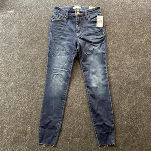 KUT from the Kloth Connie High Rise Fab Skinny Raw-Hem Jeans, Smash, size 2 - Picture 1 of 5