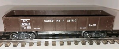 Marx Canadian Pacific CP 339234 Gondola Dark Brown Type G Trucks - Image 1 of 4
