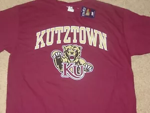 KU  KUTZTOWN  University  GOLDEN BEARS     T-Shirt NEW TAG   sz..... LARGE - Picture 1 of 12