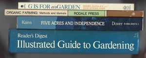 lot 4 G IS FOR ECOGARDEN Dudley, Stickland ORGANIC FARMING, FIVE ACRES, GUIDE - Picture 1 of 4