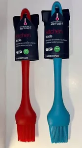 Set Of 2 Farberware Colourworks Silicone Mini Basting Brush Red & Blue 8” - Picture 1 of 1