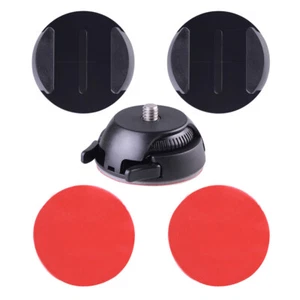 Quick Release Mount Holder Including Buckle Flat Curved Base Adhesive Tape F5W6 - Picture 1 of 12