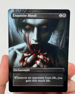 Exquisite Blood Proxy Card with Custom designed art - Photo 1/2