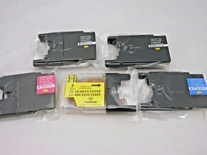 5PK LC75 BK C M Y Ink Cartridge for Brother MFCJ955DN J435W J705D J825DW 6910DW - Picture 1 of 4