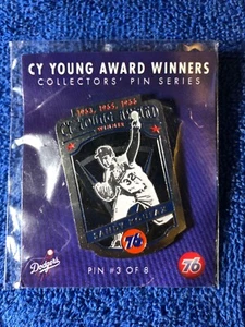 2015 Sandy Koufax Dodgers Unocal 76 Gas Cy Young Pin New #3 of 8 - Picture 1 of 1