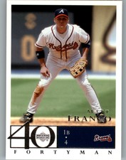 2003 Upper Deck 40-Man Atlanta Braves Baseball Card #407 Matt Franco