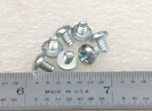 6-32 x 3/16 ZOLL SCHRAUBE PAN HEAD KREUZSCHLITZ ZINK STAHL - 100 STCK. - Bild 1 von 1