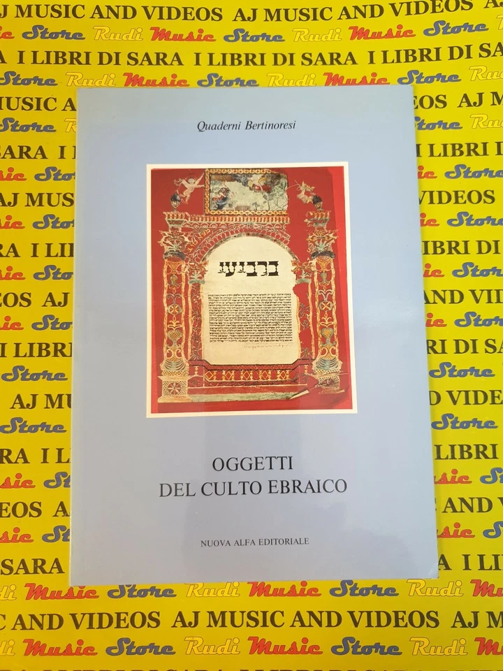 book Libro OGGETTI DEL CULTO EBRAICO quaderni Bertinoresi NUOVA ALFA ed 1988(A92 - Immagine 1 di 1