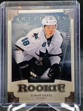 13-14 2013-14 ARTIFACTS TOMAS HERTL RC ROOKIE #/899 SAN JOSE SHARKS