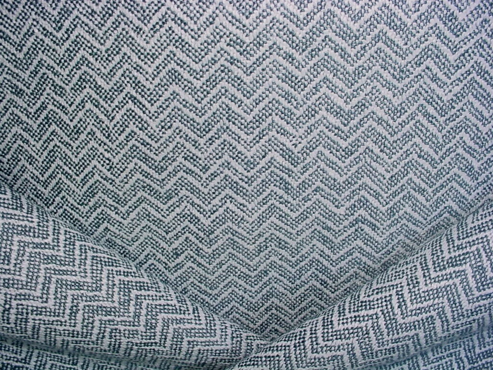 3Y Mark Alexander M588 Breaker Slate Bargello Zig Zag Upholstery Fabric - Image 1 of 4