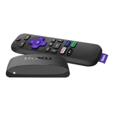 Express 4K+ | Reproductor de streaming HD/4K/HDR con control remoto por voz Roku Foto 1 de 3