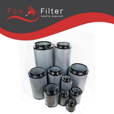 Best Hydroponics Fox Carbon Filter for Extractor Fan Grow Room Growing Tent 2 X 12" Ducting Clips Only