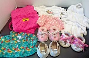 Build a Bear Clothing Lot: Robe, Carrier, Disney Frozen Shirt, Shoes - Picture 1 of 6