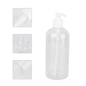 4 PCS plastic pump dispenser Shampoo Container Bottles Refillable Pump - Picture 1 of 11