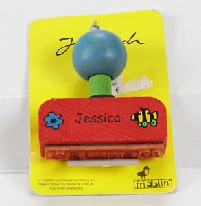 Stempel Namensstempel Blume+Tigerente Name Jessica - Bild 1 von 1