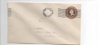 United States entire U481 Chicago Illinois to Cleveland Ohio lot a - Image 1 of 2