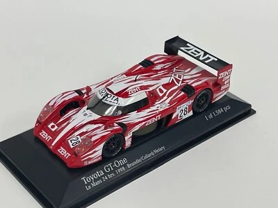 1/43 MINICHAMPS Toyota Gt-One 1998 24 Ore Le Mans Auto 28 430 981628 CS199 - Immagine 1 di 4