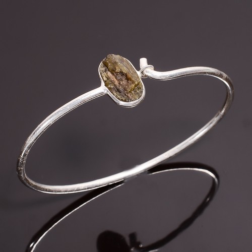 VALENTINO Bracciale donna pietre preziose tormalina verde naturale bigiotteria moda regalo per lei