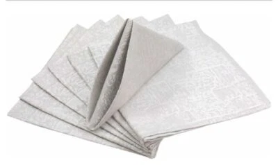 Pack de 6 o 12 Servilletas Algodón Cena Reutilizables Paño 20x20" Calidad Hotelera Foto 1 de 4