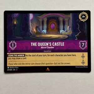 Tarjeta rara regular The Queen's Castle 67/204 Disney Lorcana Into The Inklands casi nueva - Imagen 1 de 2