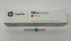 HP PageWide 981YC Magenta Toner for E55650 E58650 - Picture 1 of 4