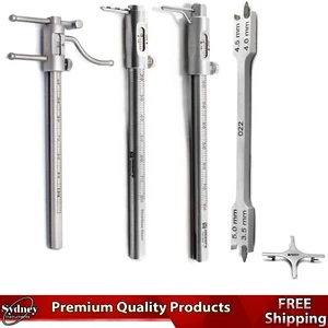 Dental Venus Apollo Gauge Dentistry Caliper Measuring Ruler Surgery Guage Lab - Foto 1 di 6