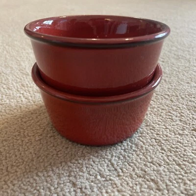 PORTMEIRION RED DRAGON RAMEKINS x2 - Image 1 of 4