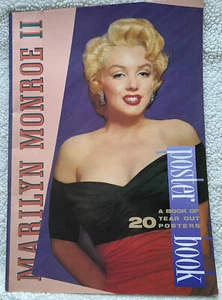 Vintage Marilyn Monroe Poster Book 1989 Twenty Tear Out 16.5” X 11.5” Color B/W - Picture 1 of 12
