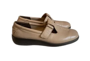 Hotter Sunset beige Leder Mary Jane Schuhe Gr. UK 5 Riemen Comfort Concept - Bild 1 von 11
