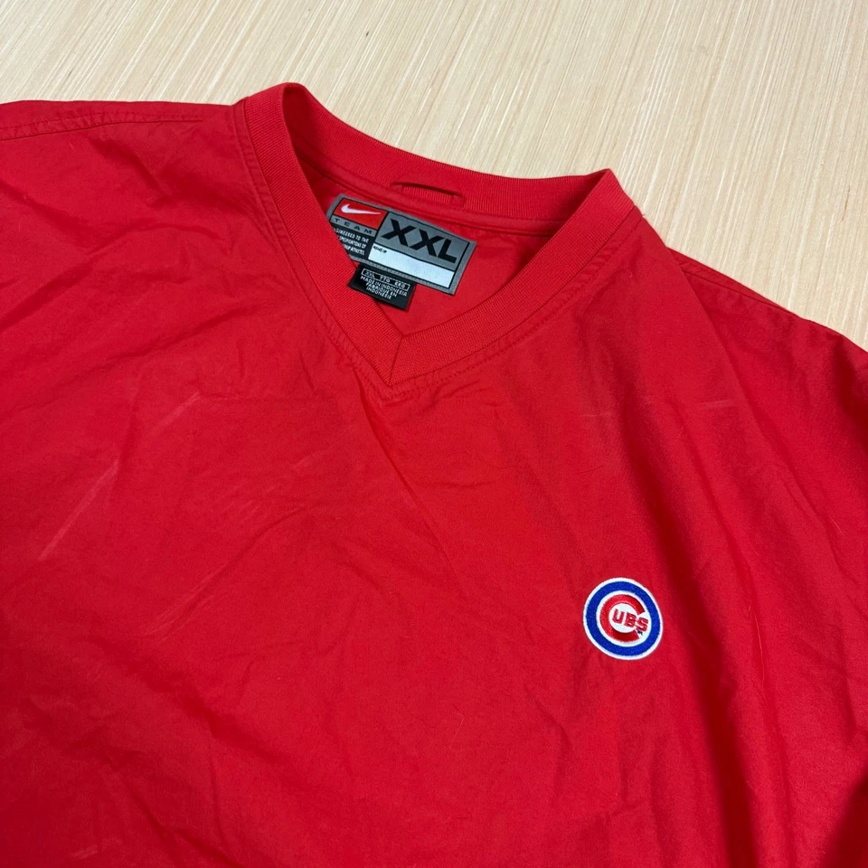 Vintage Nike Chicago Cubs Windbreaker Jacket XXL men's Team Pullover 90s y2k - Image 1 of 4