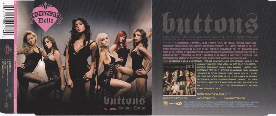The Pussycat Dolls feat. Snoop Dogg - Buttons  (3 Track Maxi CD) + Video - Bild 1 von 1
