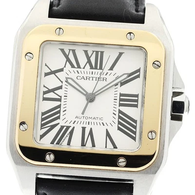 CARTIER Santos 100 LM W20072X7 K18YG Bezel Automatic Men's Watch_820807 - Image 1 of 4