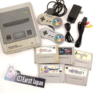 Consola Nintendo Super Famicom + Juego de 5 RPG Aleatorio Probado Funcionando - Imagen 1 de 5
