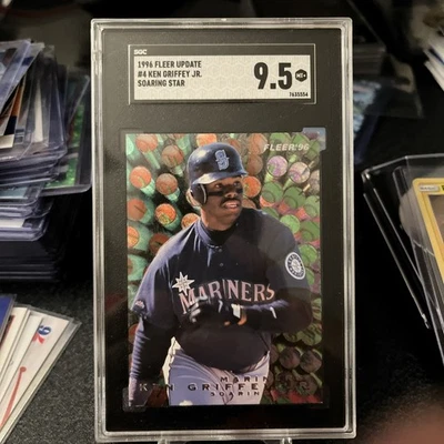 G290 Ken Griffey Jr. 1996 Fleer actualización Soaring Stars #4 SGC 9,5 Foto 1 de 2