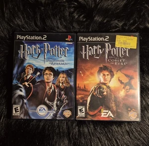 Sony Playstation 2 PS2 Harry Potter Cáliz de Fuego y Prisionero de Azkaban Lote de 2 - Imagen 1 de 4
