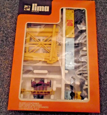 Lima HO Container Unloader 960 Freight Yard Trucks and Overhead Crane MINT/BOXED - Image 1 of 4